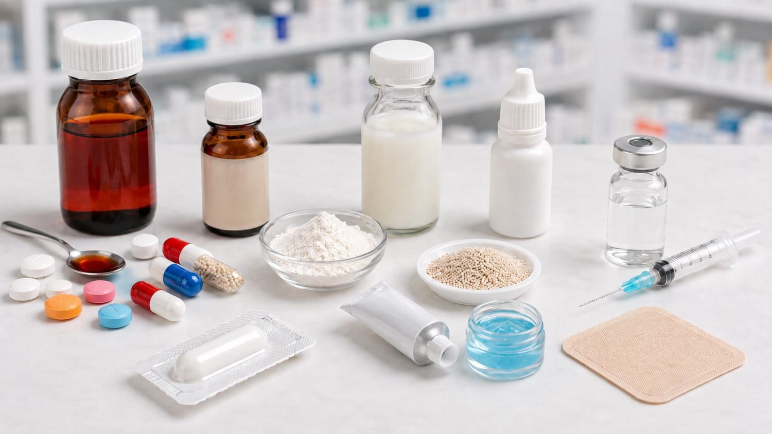 Different Drug Formulation With Different pharmaceuticl packaging