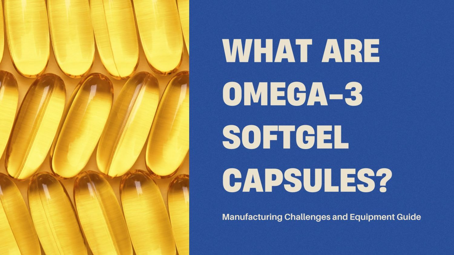 What Are Omega-3 Softgel Capsules?