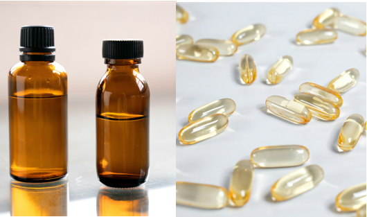 bottled liquid fish oil vs fish oil softgels