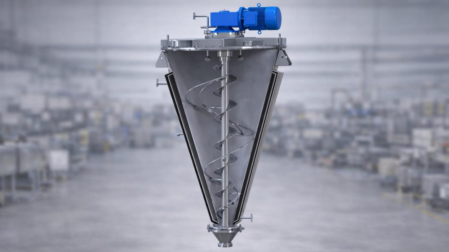 Vertical Ribbon Blender