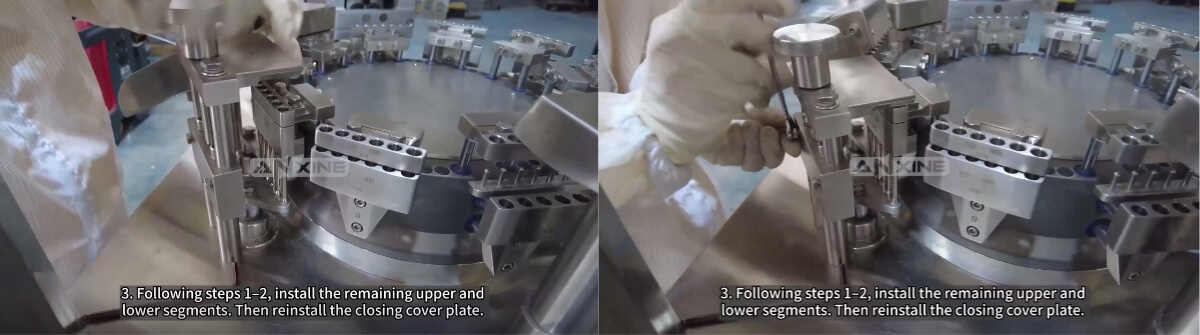 How to Install the Part for Dosing and Locking?