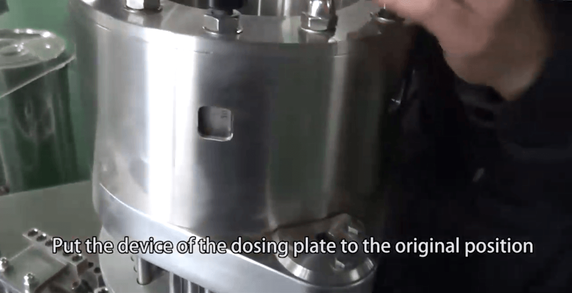 How to Adjust the Parts to Change the Filling Volume