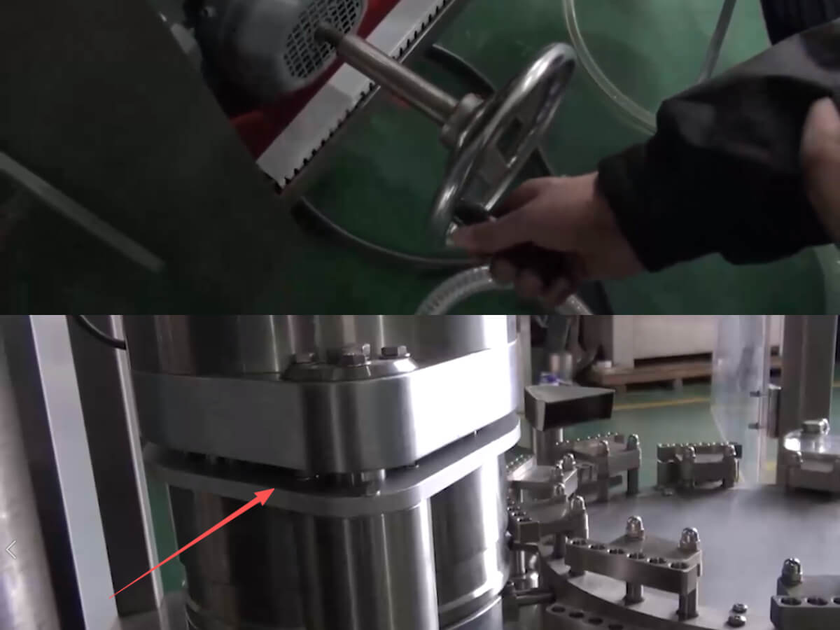 How to Adjust the Parts to Change the Filling Volume