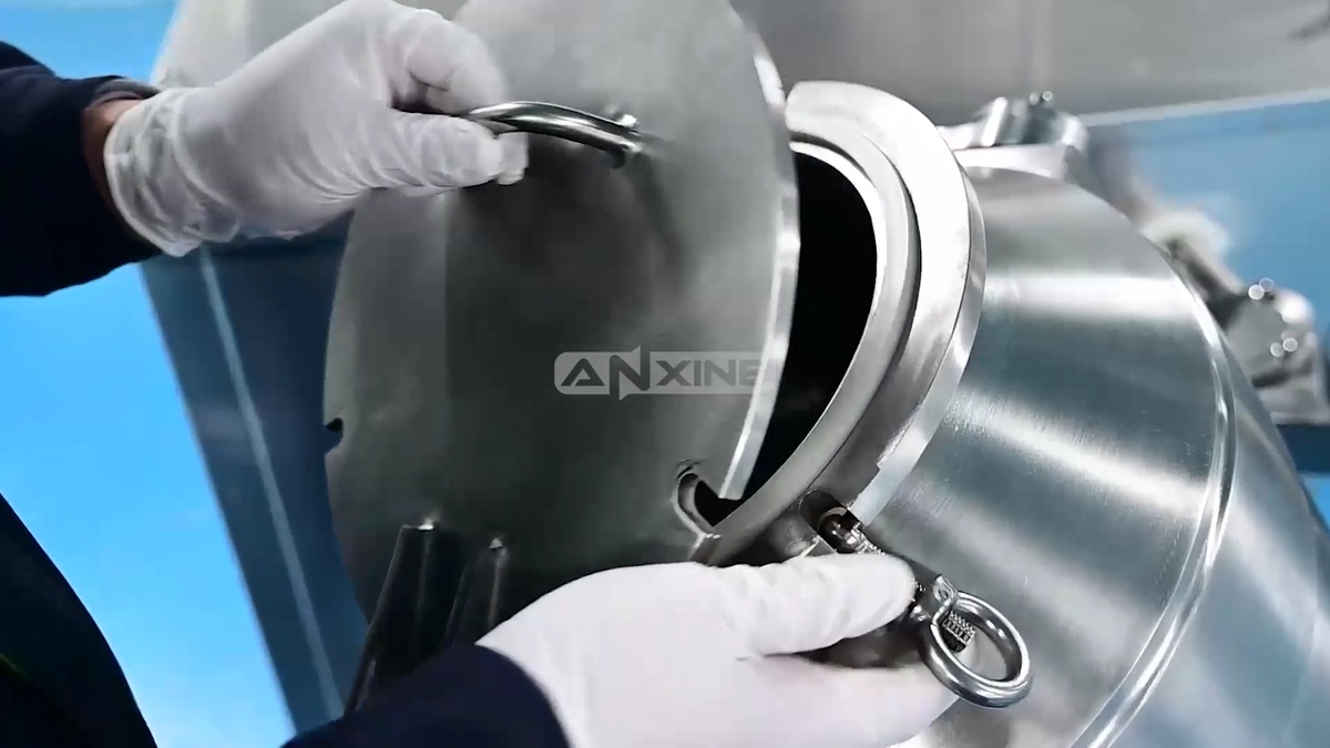 SH Series 3D Powder Mixer Operation