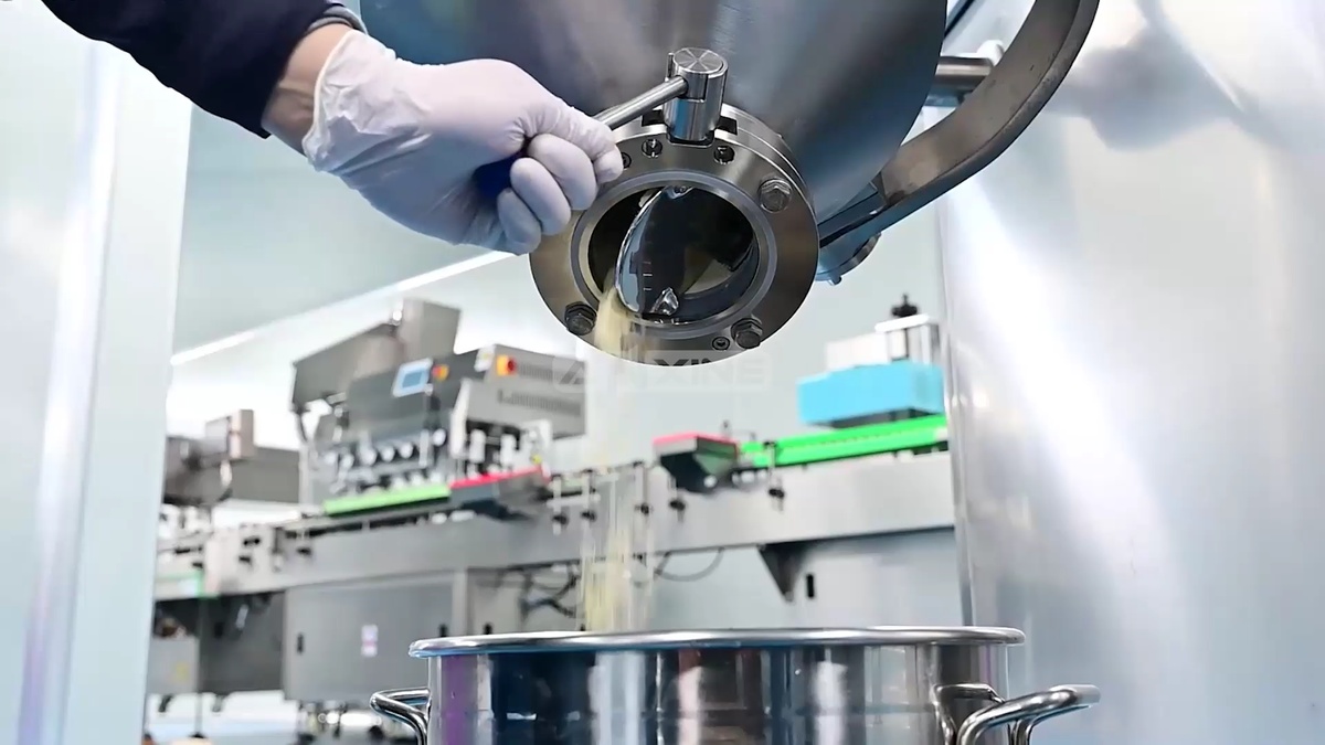 SH Series 3D Powder Mixer Operation