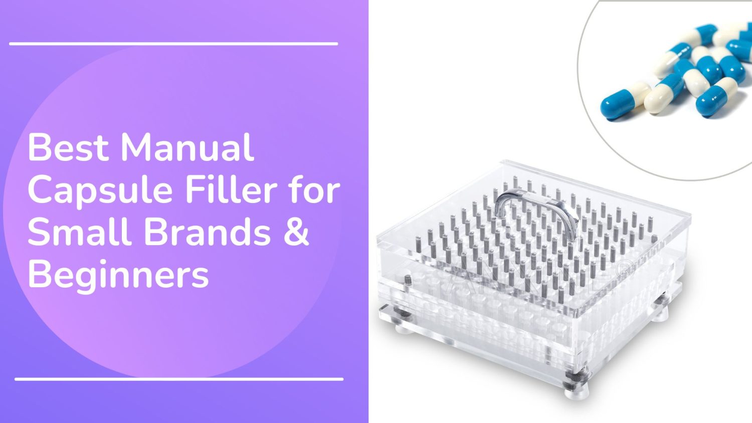 manual capsule filling machine