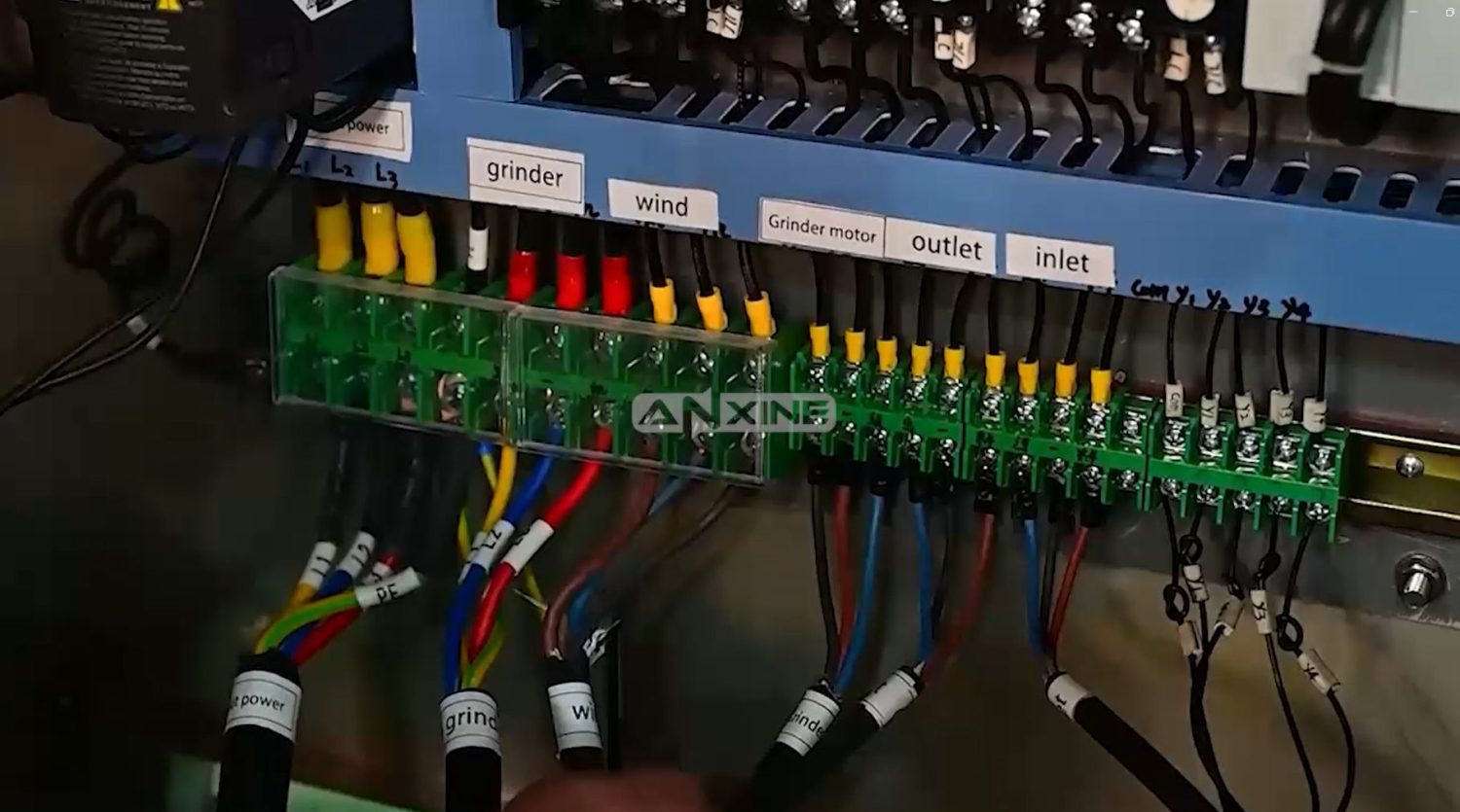 Check Wiring Connections for CF-15 Powder Grinder