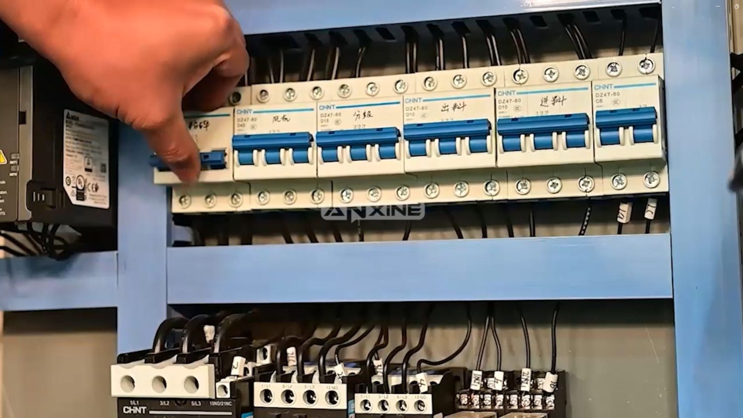 Check Wiring Connections for CF-15 Powder Grinder