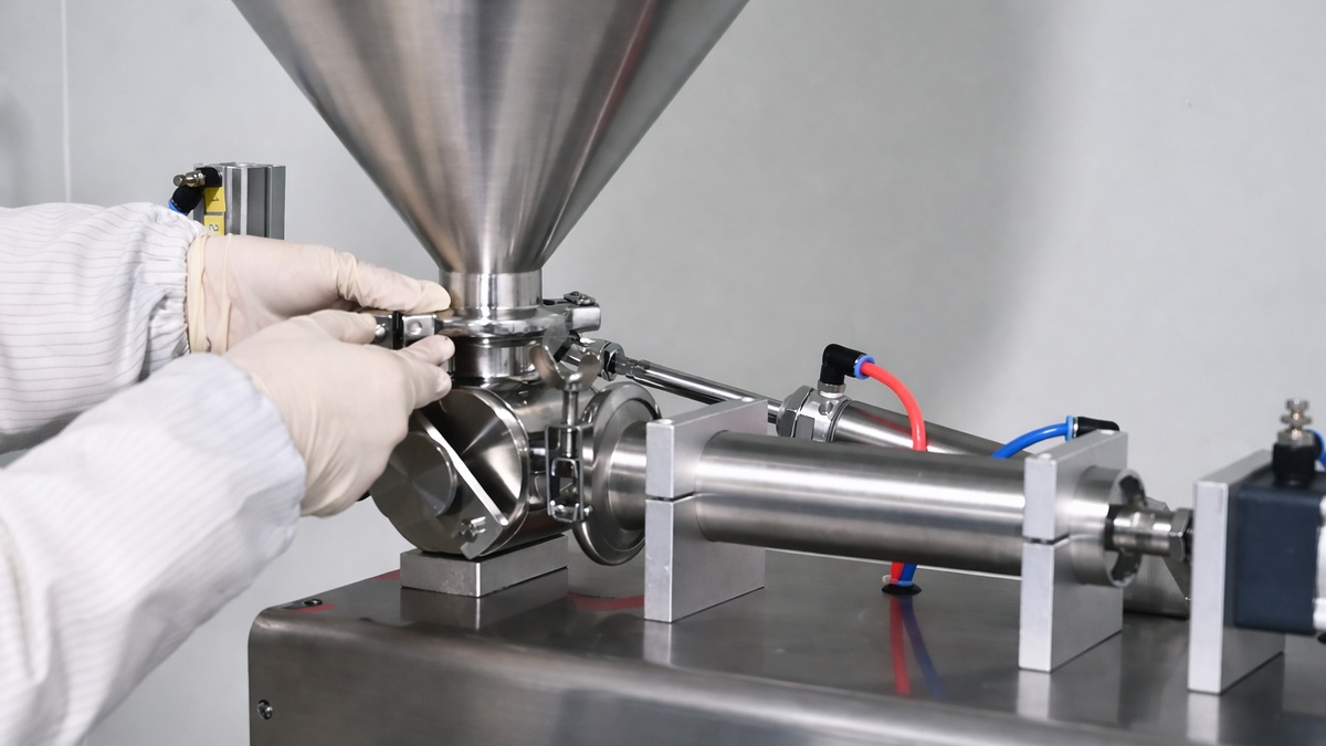 Liquid Filling Machine C1WG Series Operation