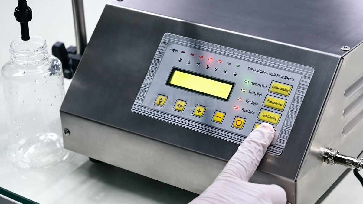 GFK-160 Digital Liquid Filling Machine Operation