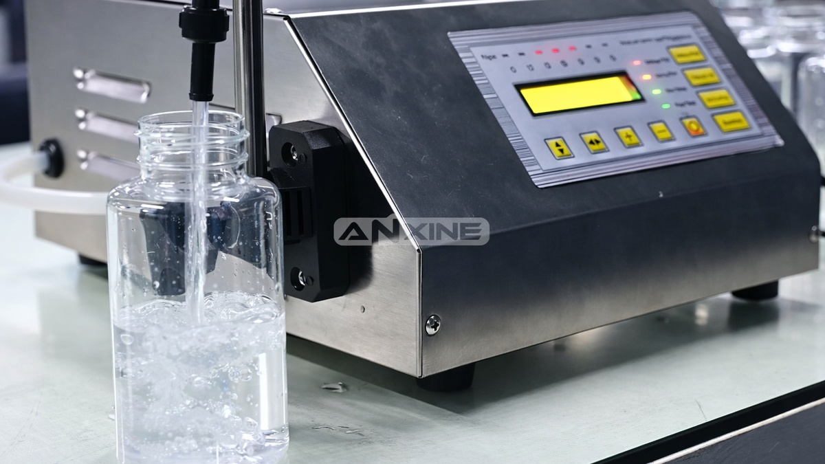 GFK-160 Digital Liquid Filling Machine Operation