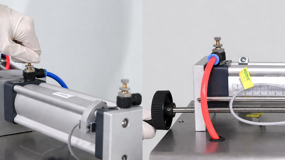 Liquid Filling Machine C1WG Series Operation