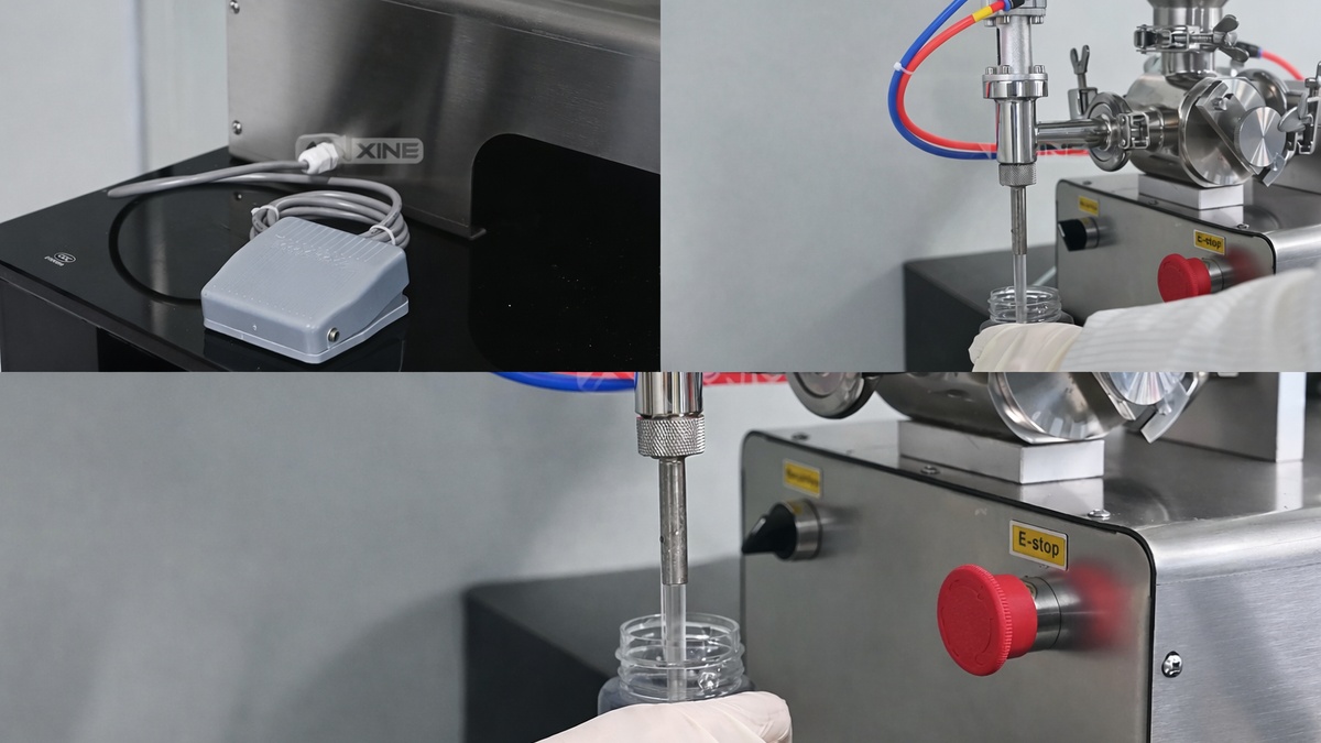 Liquid Filling Machine C1WG Series Operation