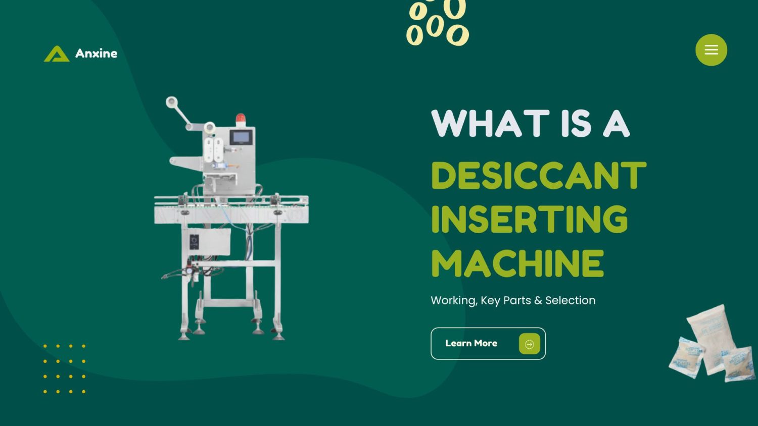 What Is a Desiccant Inserting Machine