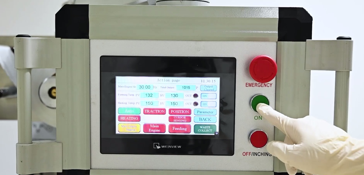 DPP-140 Blister Packaging Machine Operation