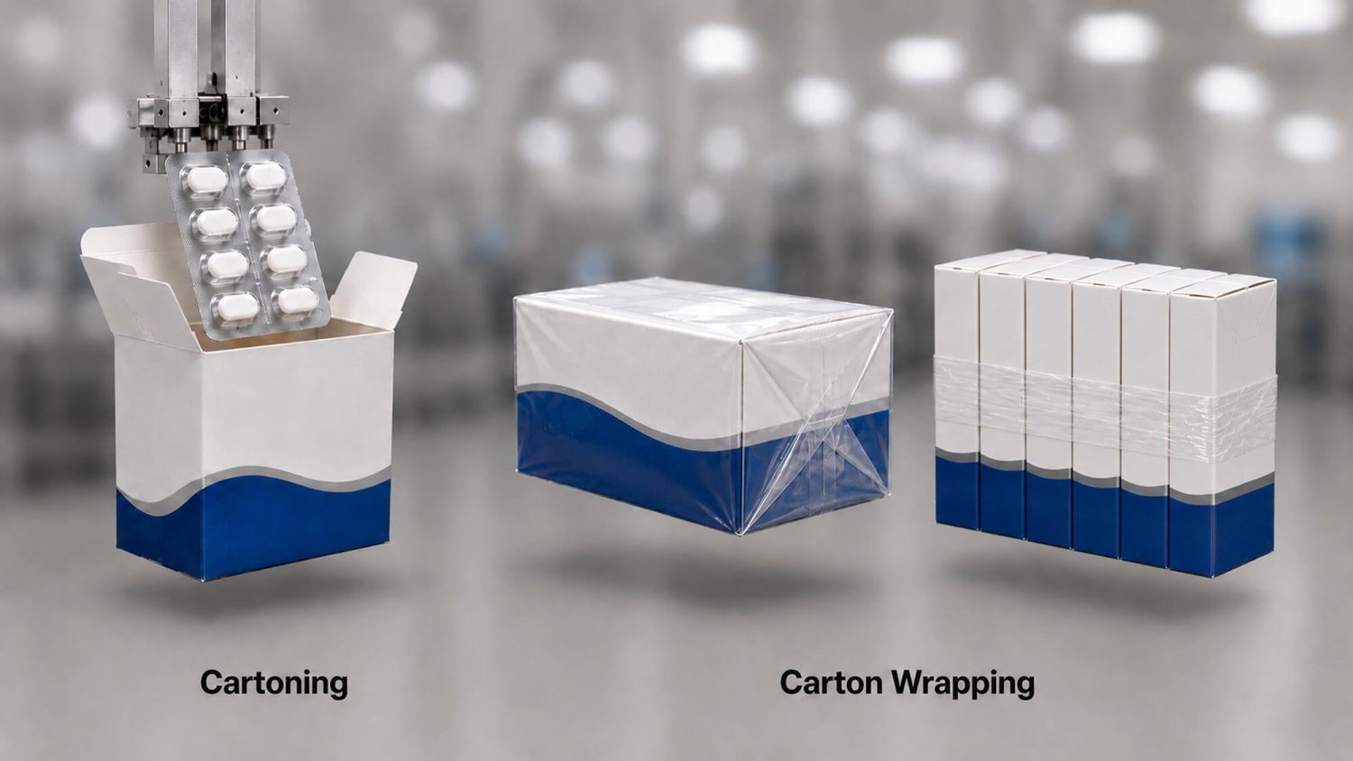 Carton Wrapping vs. Cartoning