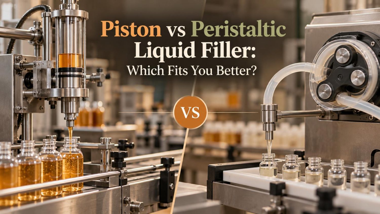 Piston vs. Peristaltic Liquid Filler